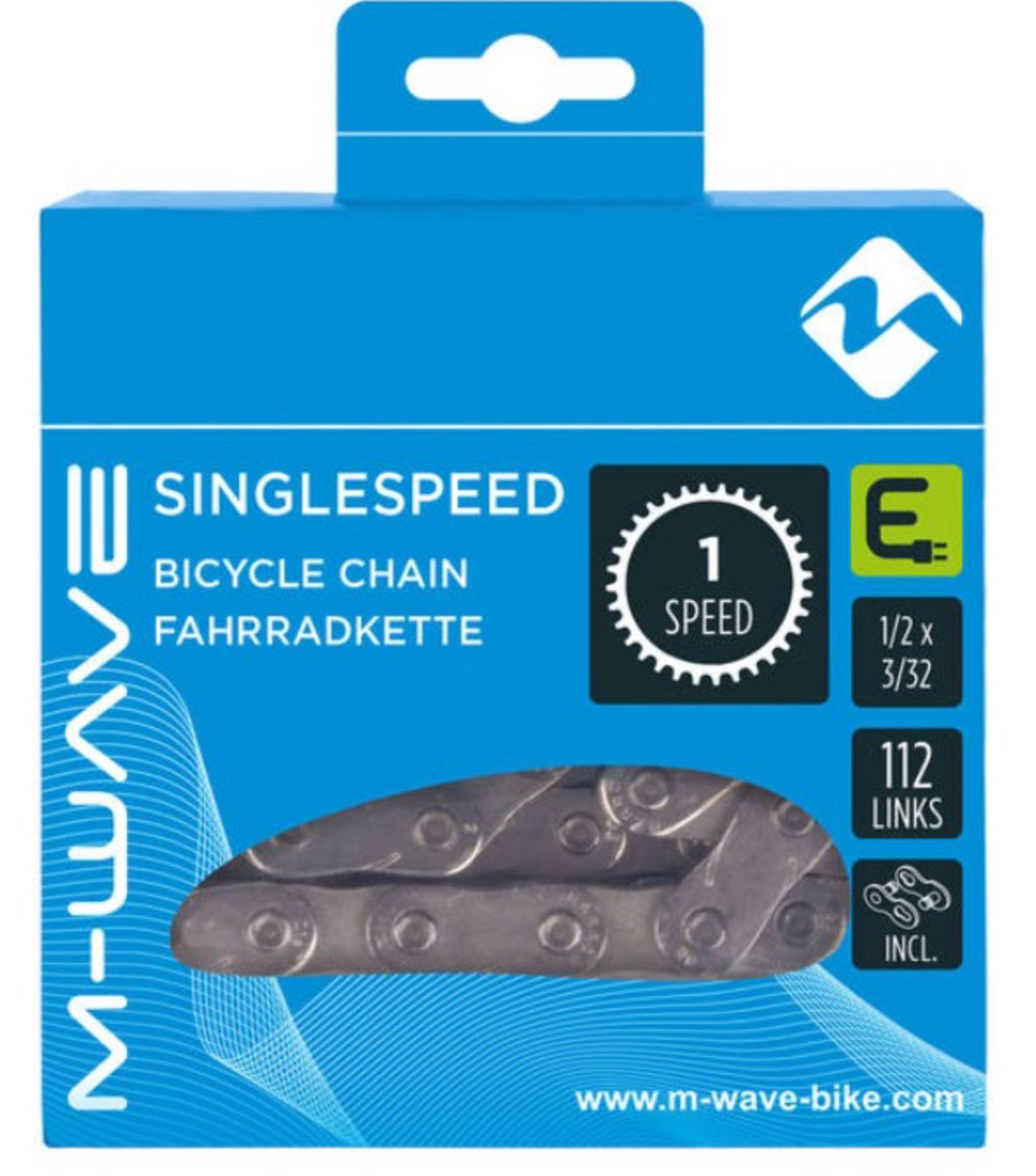 M-Wave Silver Single Speed Chain